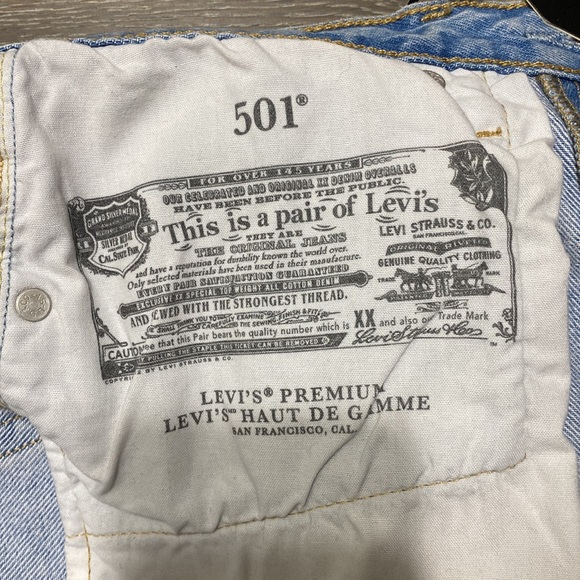 NWT LEVI BLUE JEANS - Picture 4 of 6